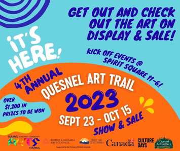 Quesnel Art Trail 2023 promo